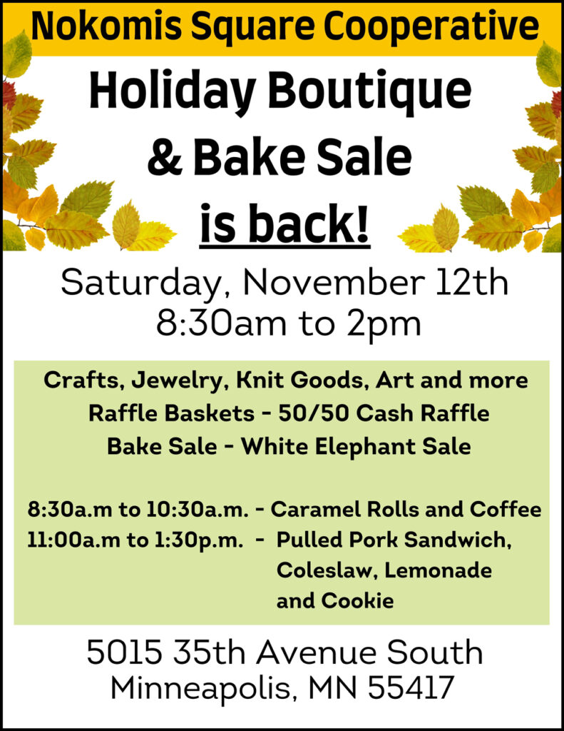 Holiday Boutique and Bake Sale