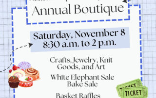 Annual Boutique 2025 Flyer, ft